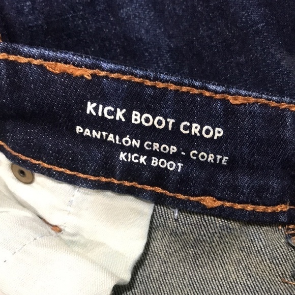 Universal Thread Bootcut Crop DarkWash size 16W - Picture 4 of 7